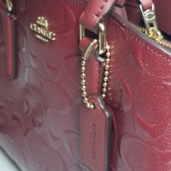 3PCS COACH SIGNATURE SET BAG + WRISTLET + WALLET - Picture 9 of 14